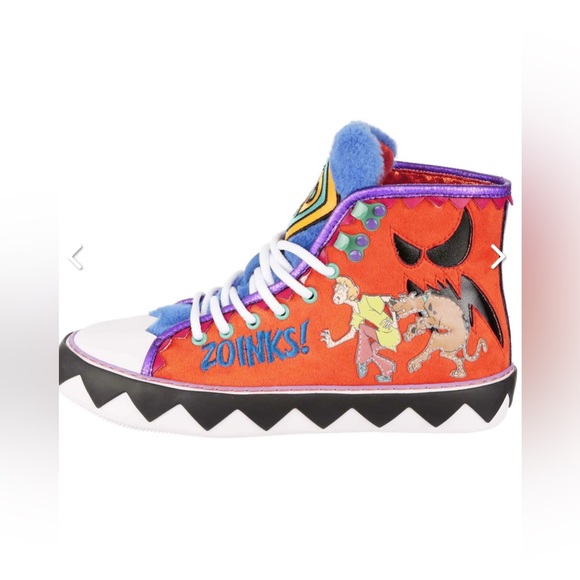 NWT Irregular Choice Scooby Doo ZOINKS high top sneakers size 9 and 11 - Picture 6 of 12
